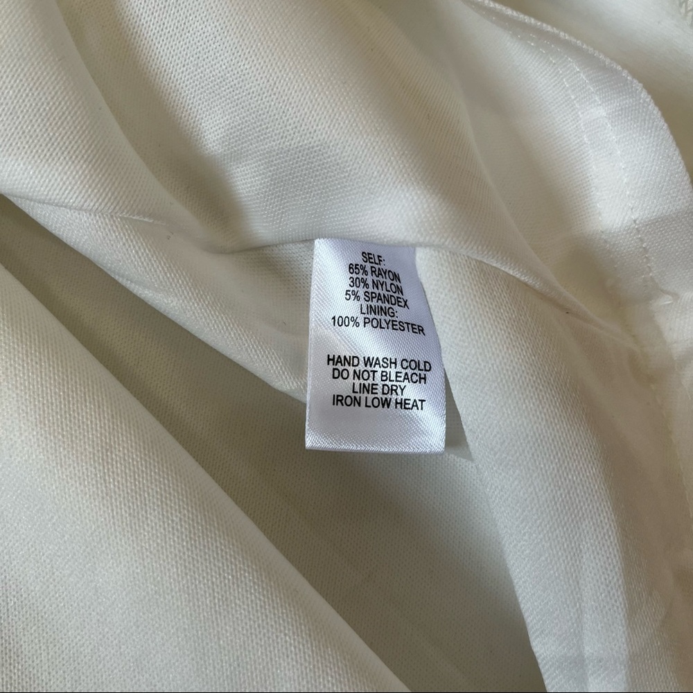 Lulu’s Delightful Surprise Ivory Open Back Off-white Skater Mini Dress Size S - Picture 11 of 13